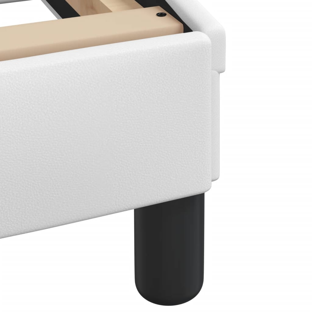 Bed met matras "Hvar" kunstleer wit 140x200 cm is nu te koop bij PeponiXL, paradijselijk wonen!