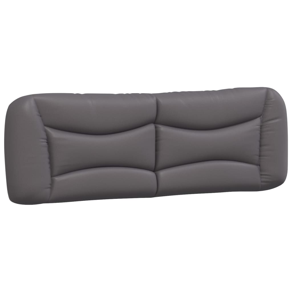Bed met matras "Hvar" kunstleer grijs 160x200 cm is nu te koop bij PeponiXL, paradijselijk wonen!
