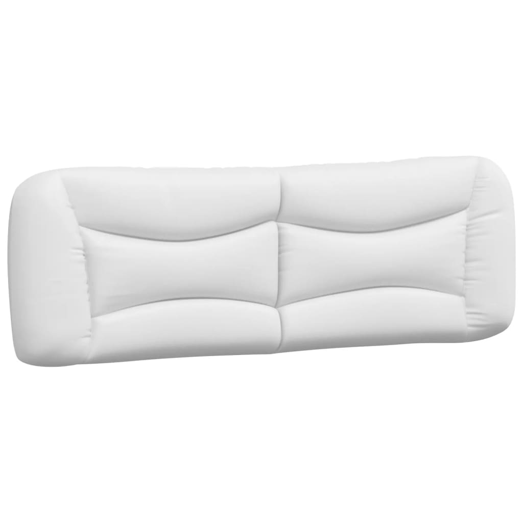 Bed met matras "Hvar" kunstleer wit en zwart 160x200 cm is nu te koop bij PeponiXL, paradijselijk wonen!
