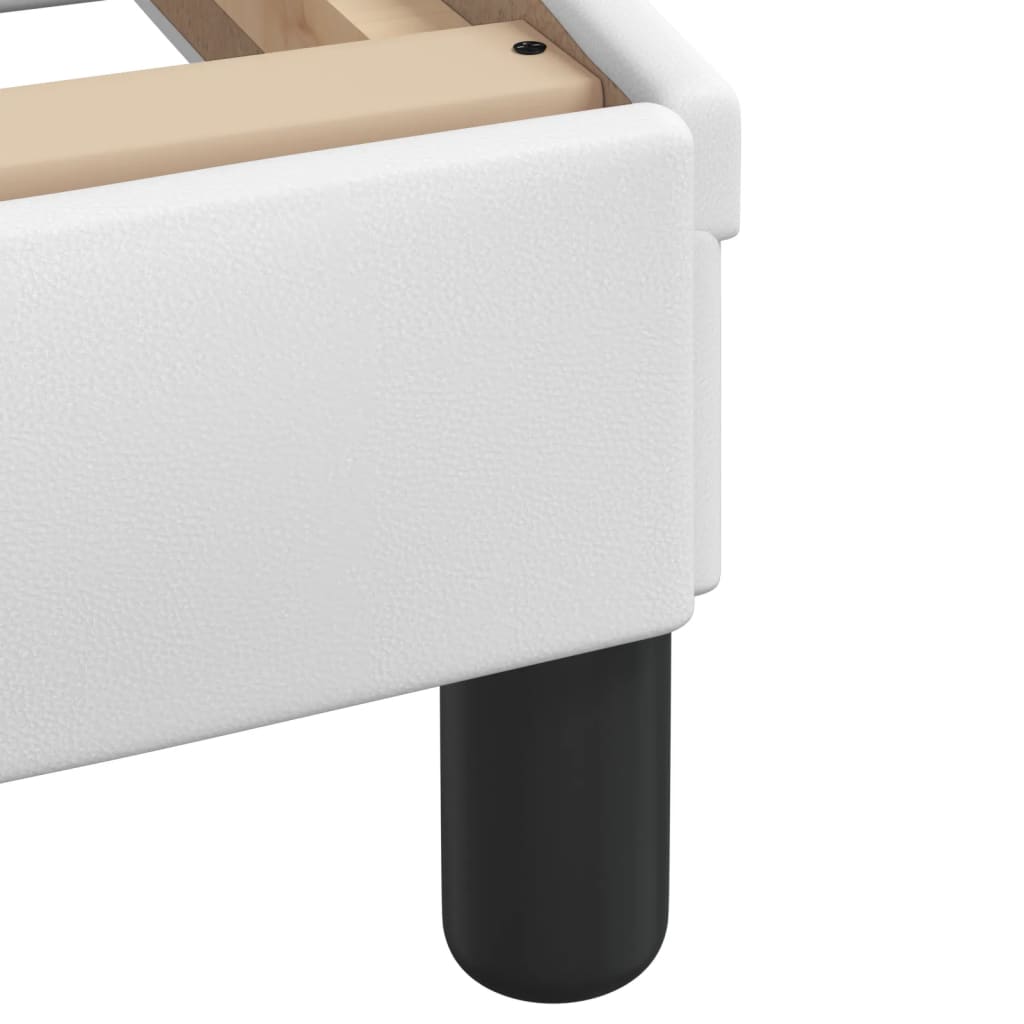 Bed "Viana" met matras kunstleer wit 80x200 cm is nu te koop bij PeponiXL, paradijselijk wonen!