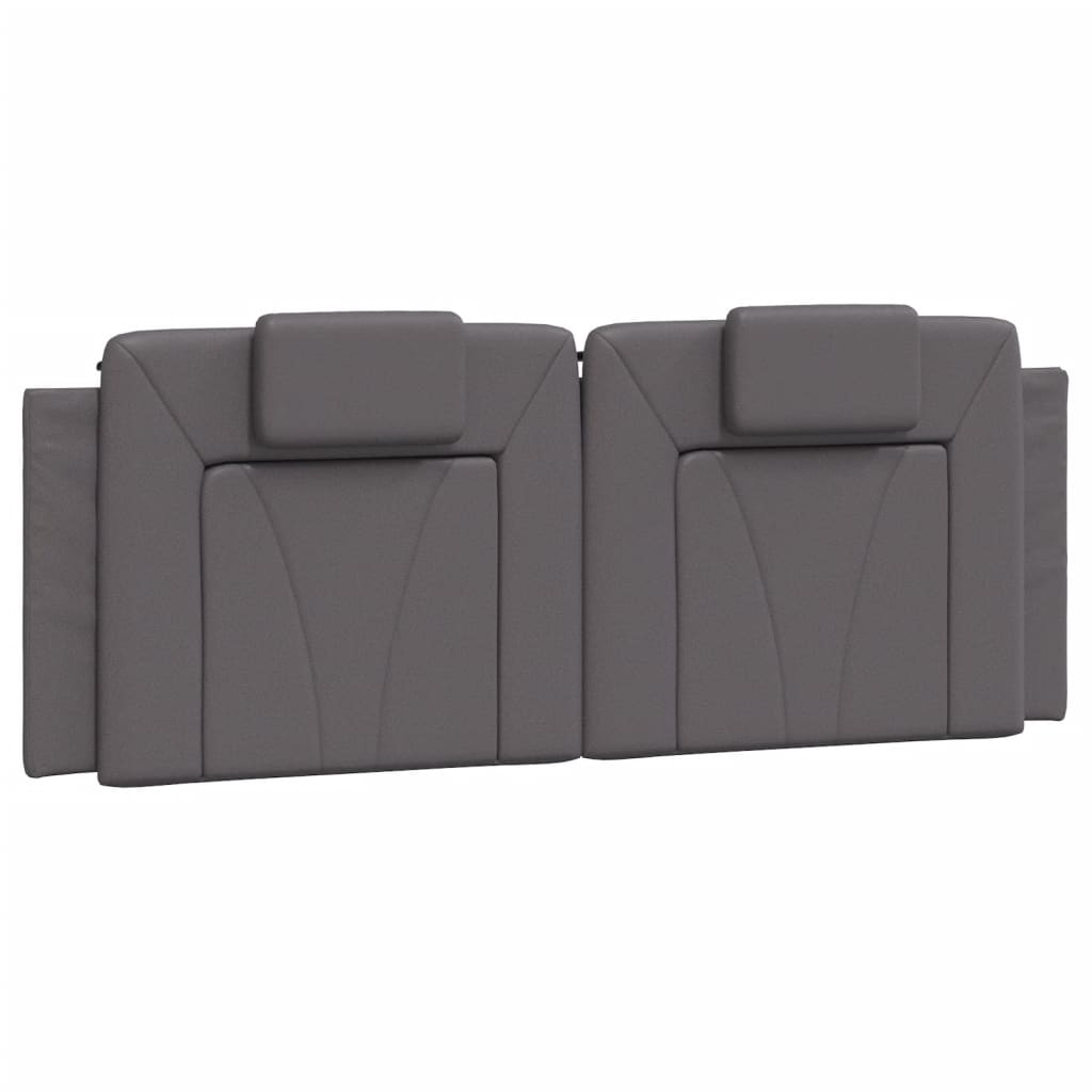 Bed "Viana" met matras kunstleer grijs 120x200 cm is nu te koop bij PeponiXL, paradijselijk wonen!