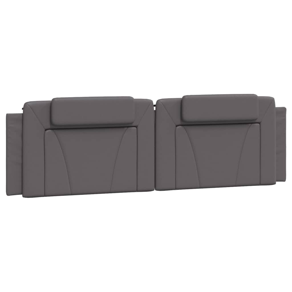 Bed "Viana" met matras kunstleer grijs 180x200 cm is nu te koop bij PeponiXL, paradijselijk wonen!
