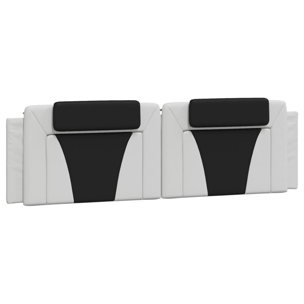 Bed "Viana" met matras kunstleer wit en zwart 180x200 cm is nu te koop bij PeponiXL, paradijselijk wonen!