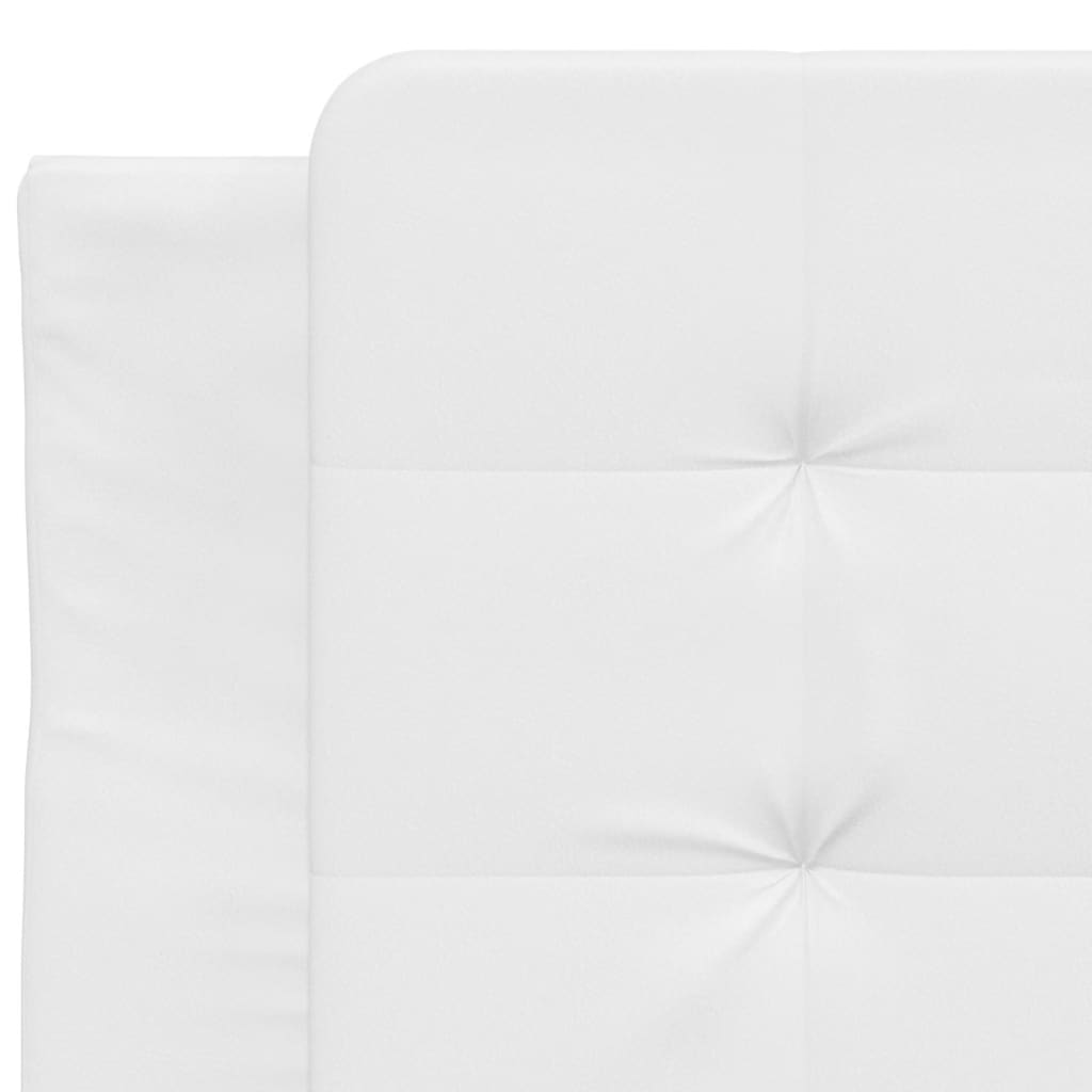 Bedframe zonder matras "Zadar" kunstleer wit 100x200 cm is nu te koop bij PeponiXL, paradijselijk wonen!