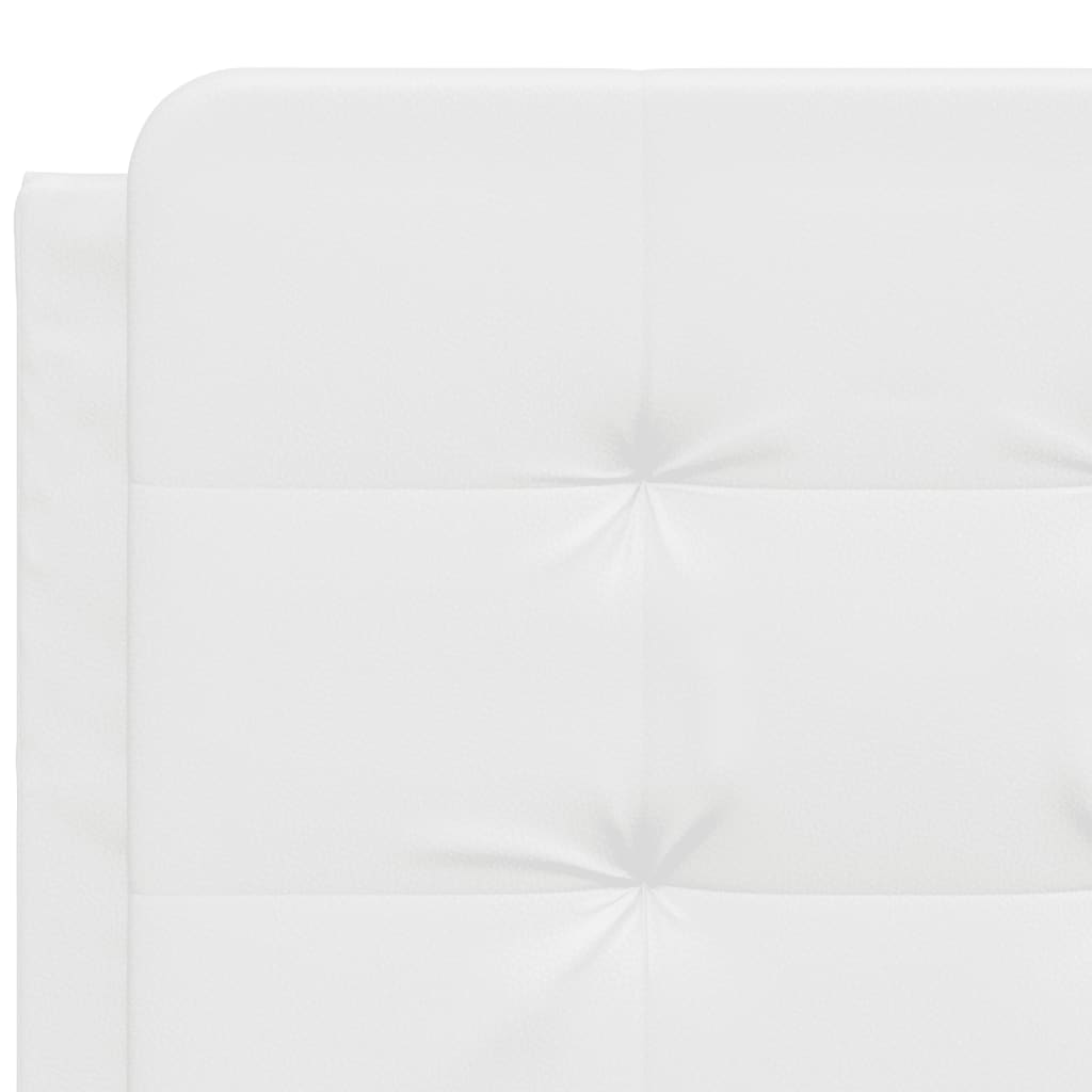 Bedframe zonder matras "Zadar" kunstleer wit 120x200 cm is nu te koop bij PeponiXL, paradijselijk wonen!