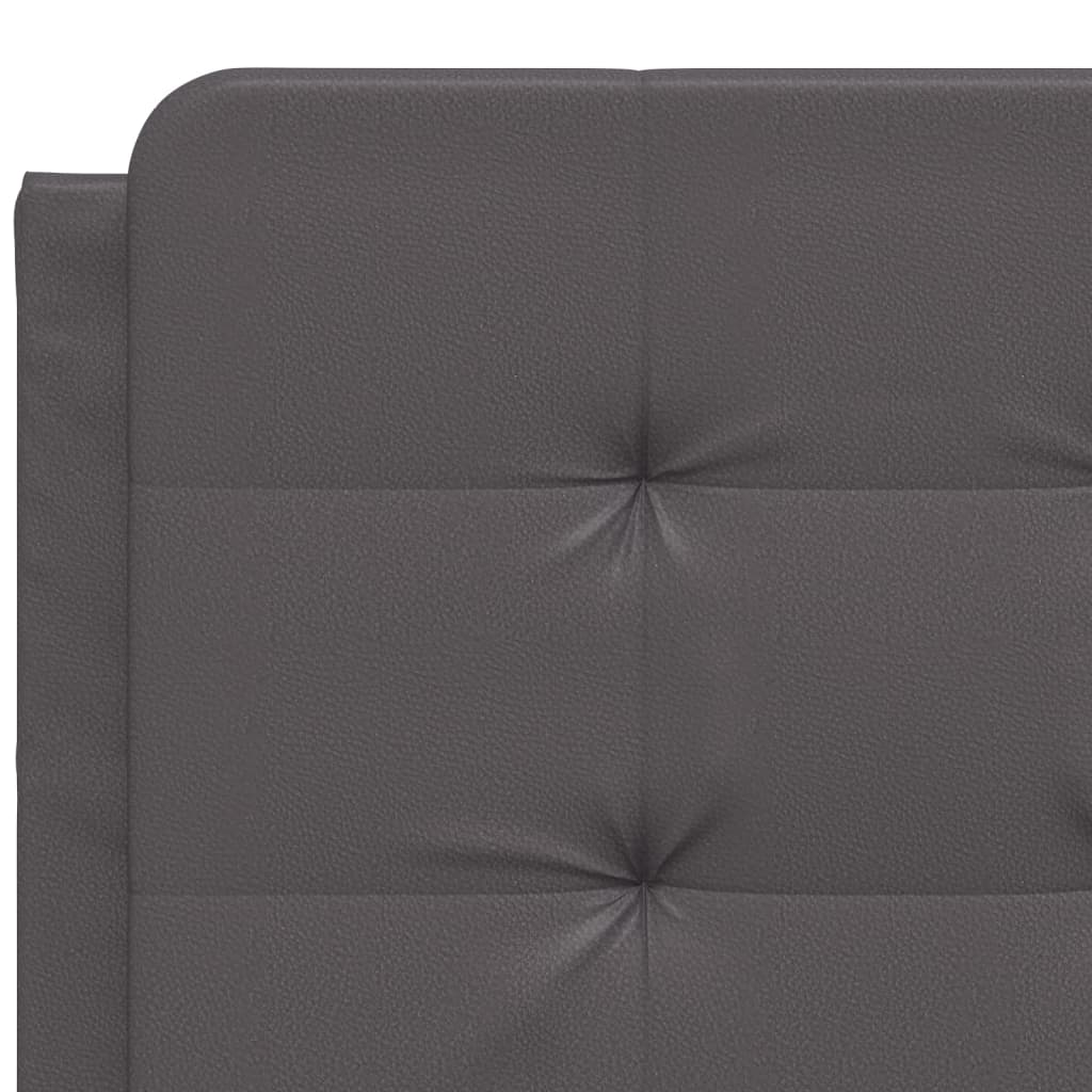 Bedframe zonder matras "Zadar" kunstleer grijs 120x200 cm is nu te koop bij PeponiXL, paradijselijk wonen!