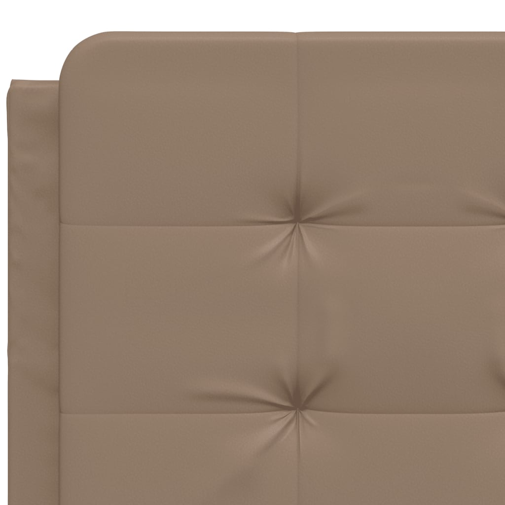 Bedframe zonder matras "Zadar" kunstleer cappuccinokleurig 120x200 cm is nu te koop bij PeponiXL, paradijselijk wonen!