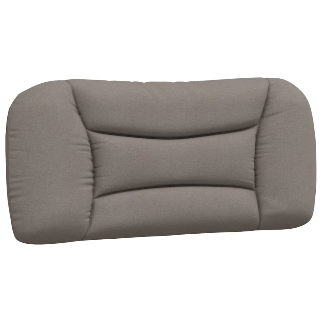 Bedframe met LED zonder matras "Hvar" 80x200 cm stof taupe is nu te koop bij PeponiXL, paradijselijk wonen!
