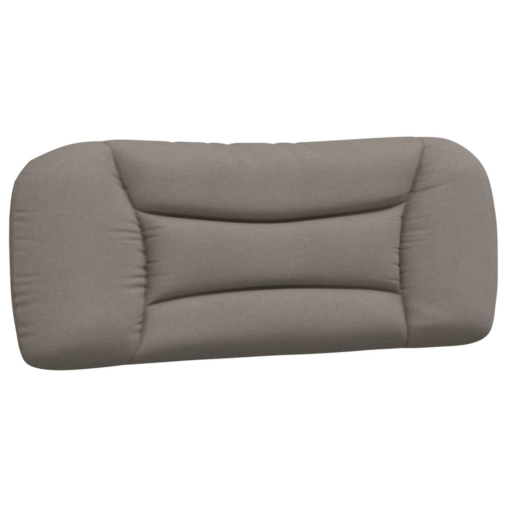 Bedframe met LED zonder matras "Hvar" 100x200 cm stof Taupe is nu te koop bij PeponiXL, paradijselijk wonen!