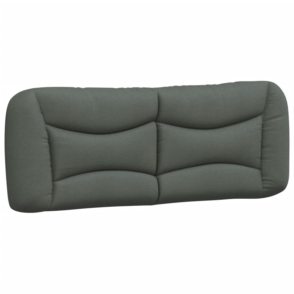 Bedframe met LED zonder matras "Hvar" 140x190 cm stof donkergrijs is nu te koop bij PeponiXL, paradijselijk wonen!