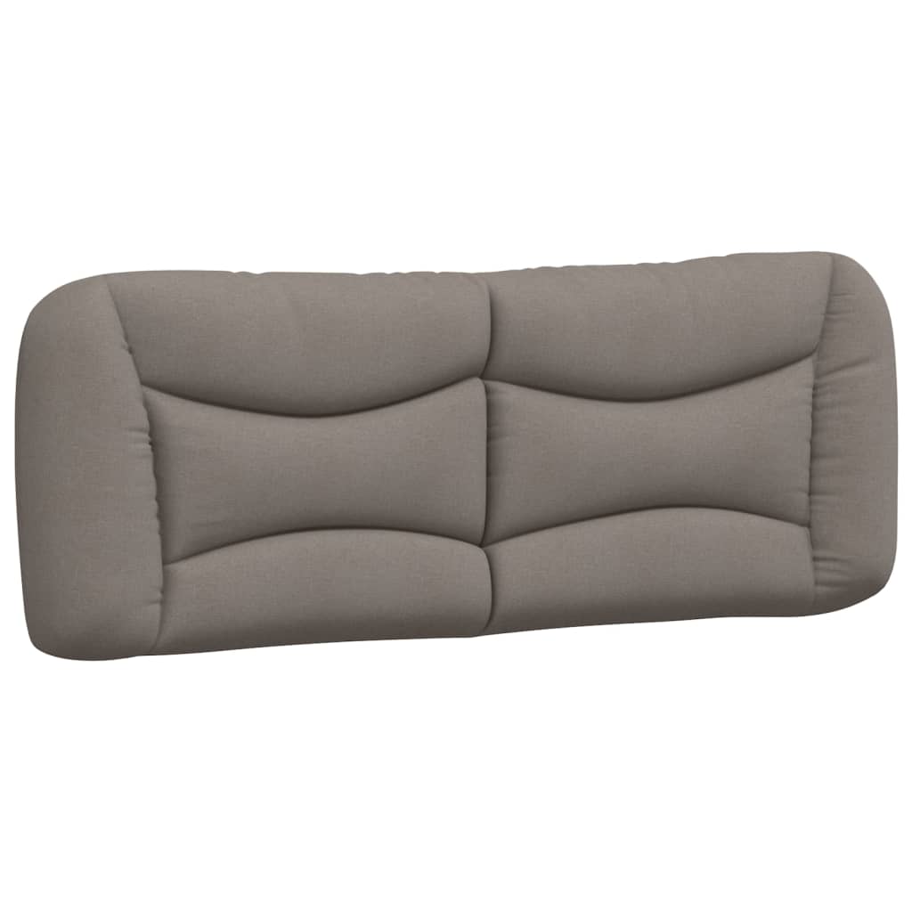 Bedframe met LED zonder matras "Hvar" 140x190 cm stof taupe is nu te koop bij PeponiXL, paradijselijk wonen!