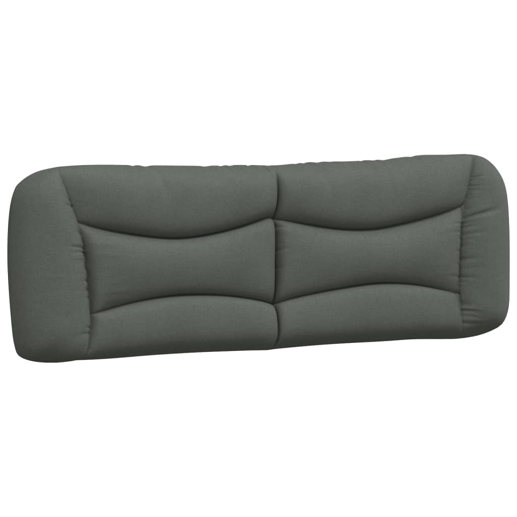 Bedframe met LED zonder matras "Hvar" 160x200 cm stof donkergrijs is nu te koop bij PeponiXL, paradijselijk wonen!
