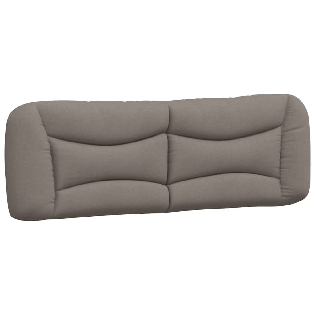 Bedframe met LED zonder matras "Hvar" 160x200 cm stof taupe is nu te koop bij PeponiXL, paradijselijk wonen!