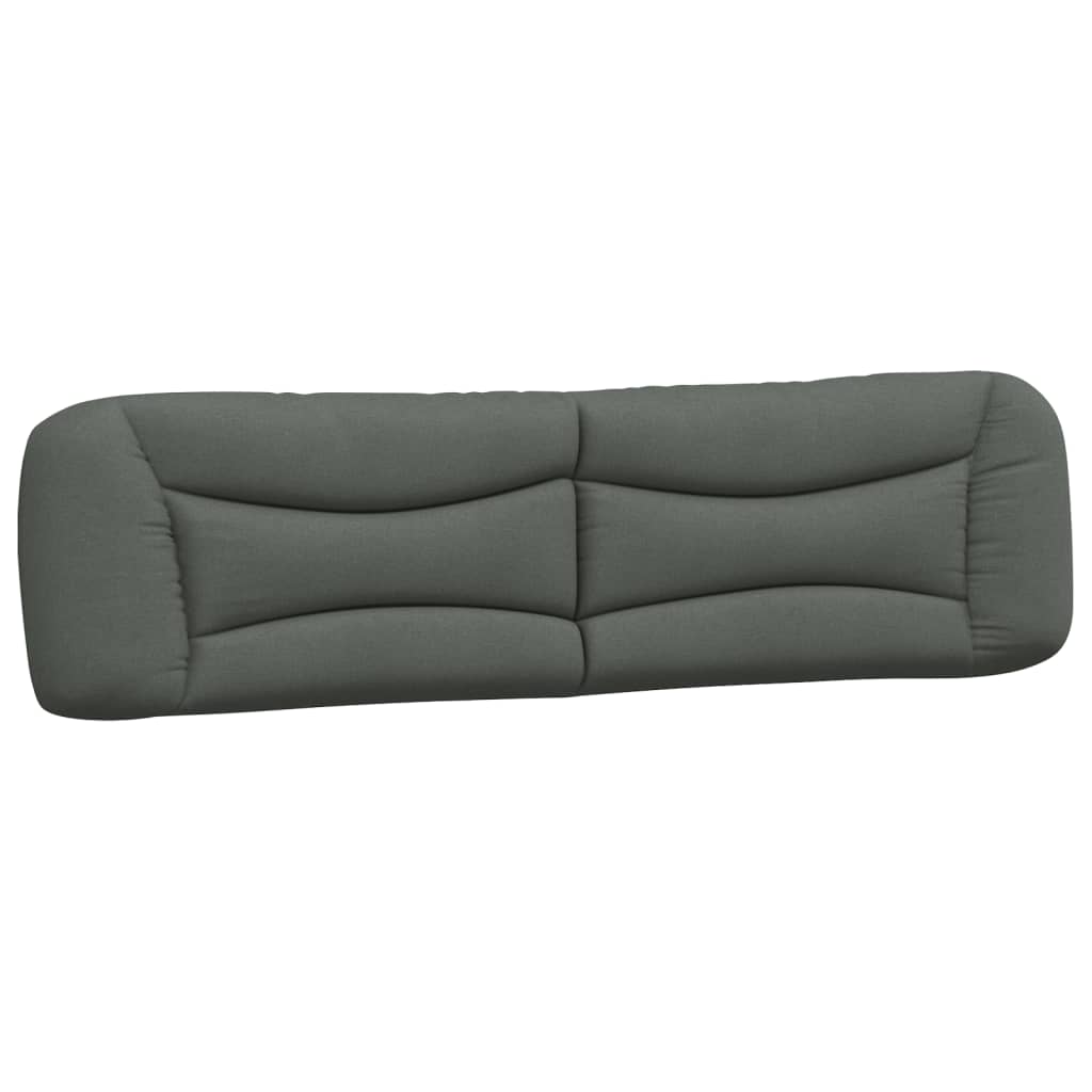 Bedframe met LED zonder matras "Hvar" 200x200 cm stof donkergrijs is nu te koop bij PeponiXL, paradijselijk wonen!