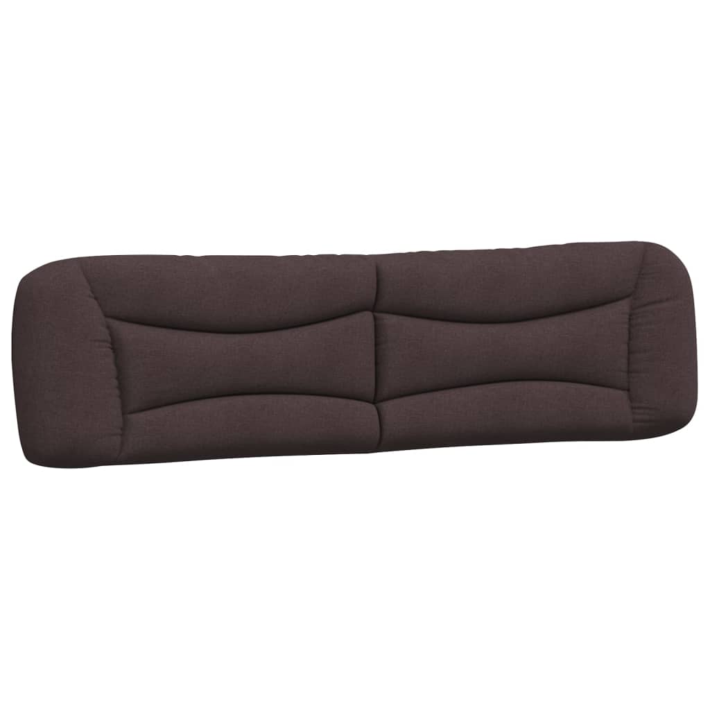 Bedframe met LED zonder matras "Hvar" 200x200 cm stof donkerbruin is nu te koop bij PeponiXL, paradijselijk wonen!