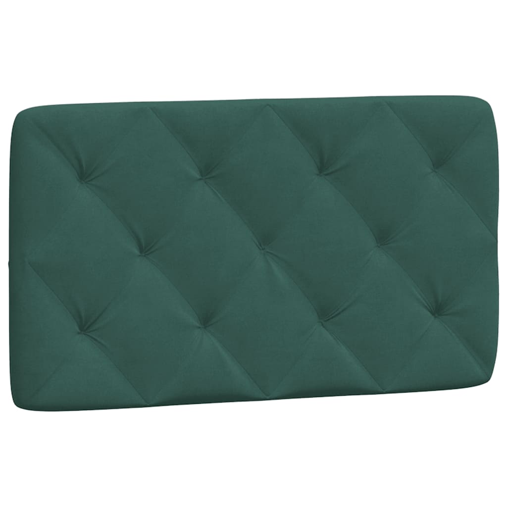 Bedframe met LED zonder matras fluweel donkergroen 80x200 cm is nu te koop bij PeponiXL, paradijselijk wonen!