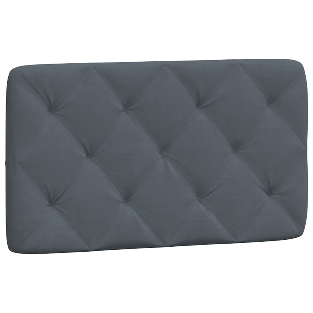Bedframe met LED zonder matras fluweel donkergrijs 90x200 cm is nu te koop bij PeponiXL, paradijselijk wonen!