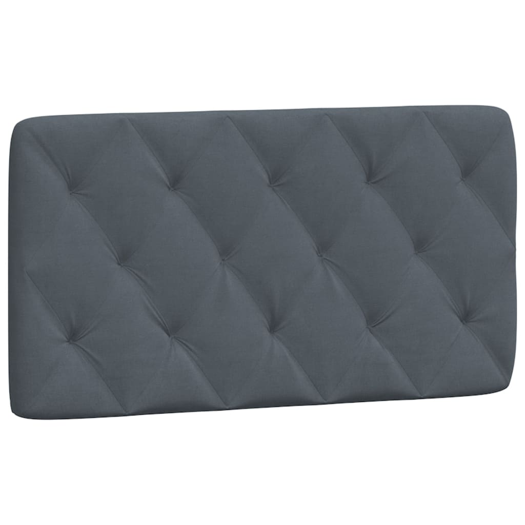 Bedframe met LED zonder matras fluweel donkergrijs 100x200 cm is nu te koop bij PeponiXL, paradijselijk wonen!