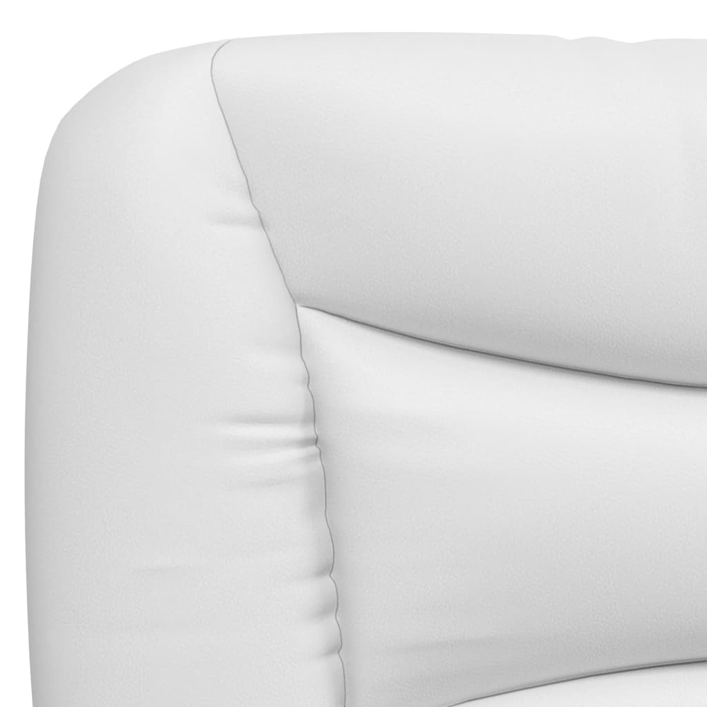 Bedframe met LED zonder matras "Hvar" wit 100x200 cm is nu te koop bij PeponiXL, paradijselijk wonen!