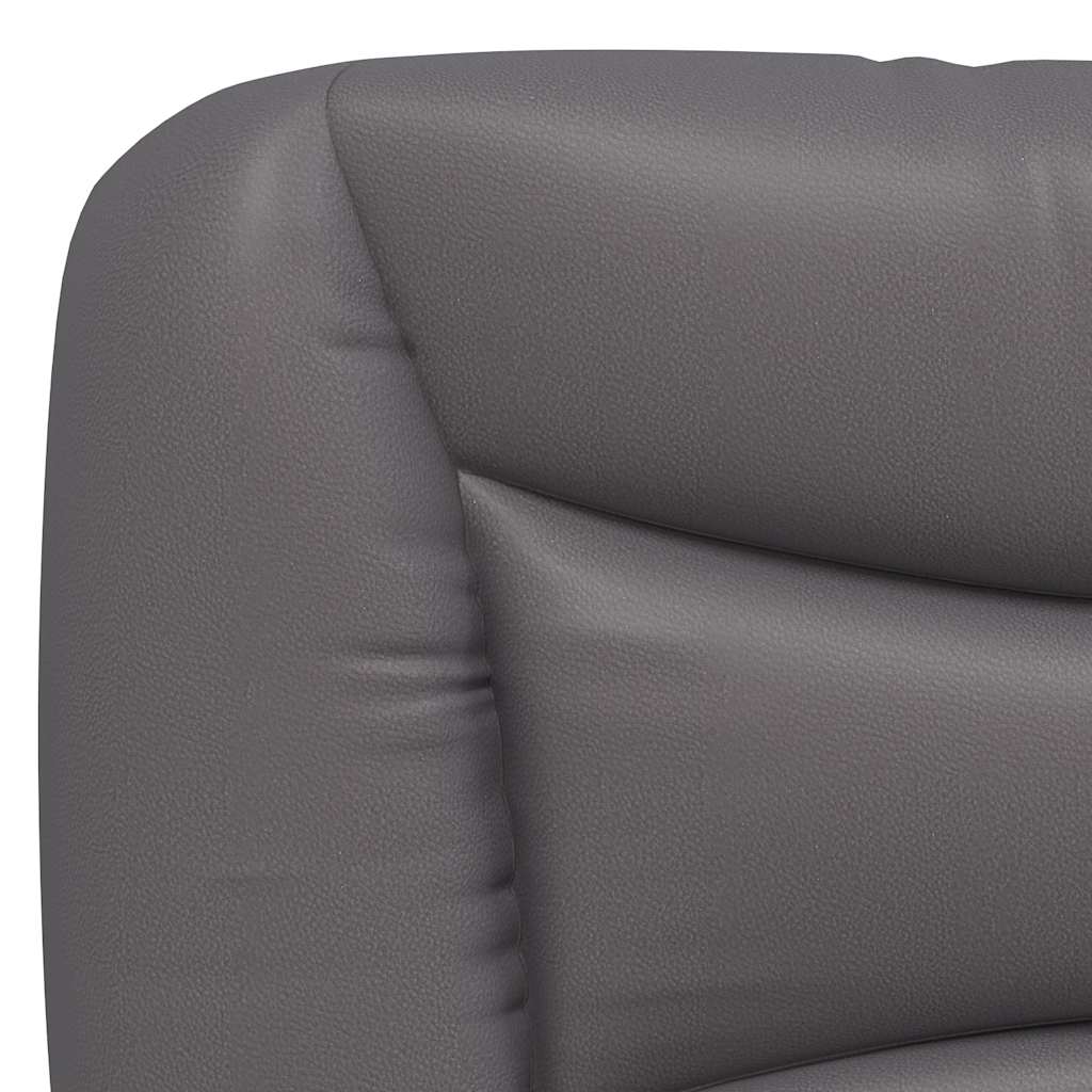 Bedframe met LED zonder matras "Hvar" grijs 100x200 cm is nu te koop bij PeponiXL, paradijselijk wonen!
