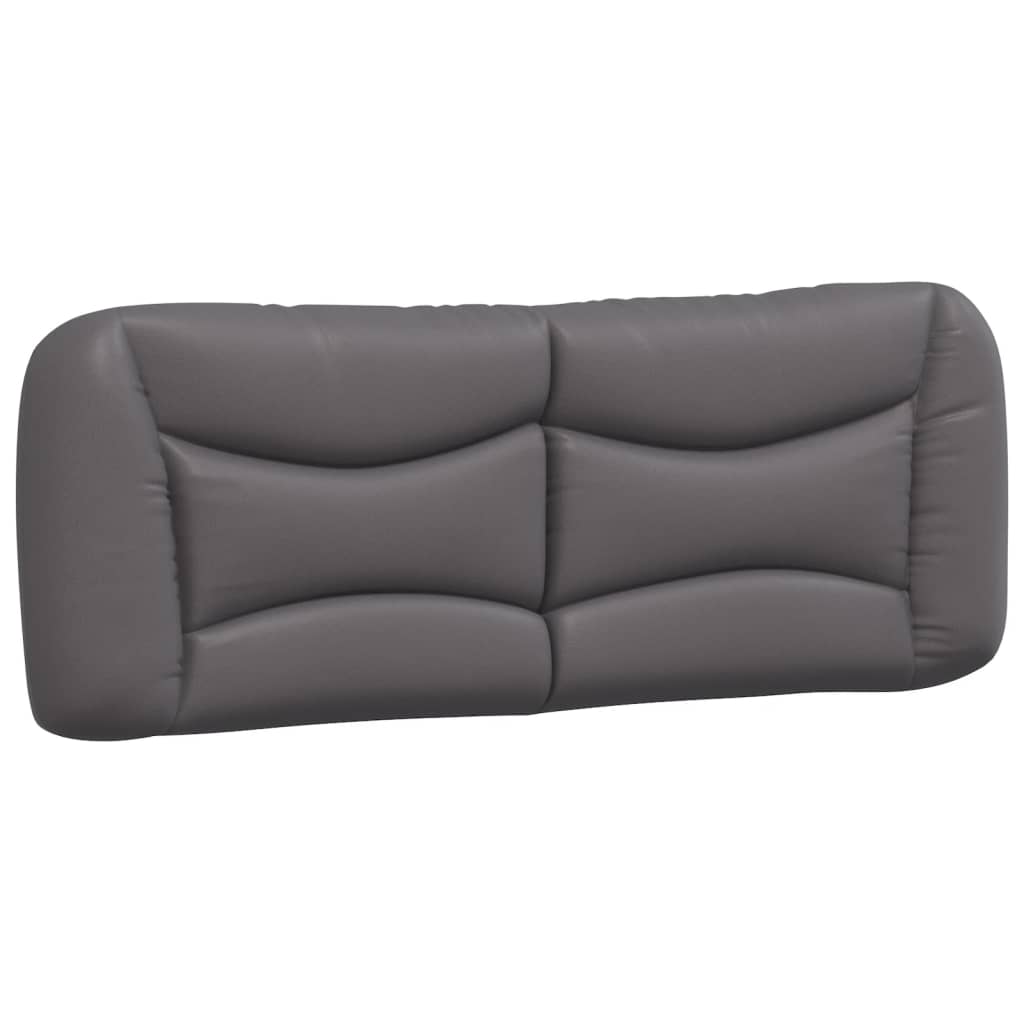 Bedframe met LED-verlichting kunstleer grijs 140x190 cm is nu te koop bij PeponiXL, paradijselijk wonen!
