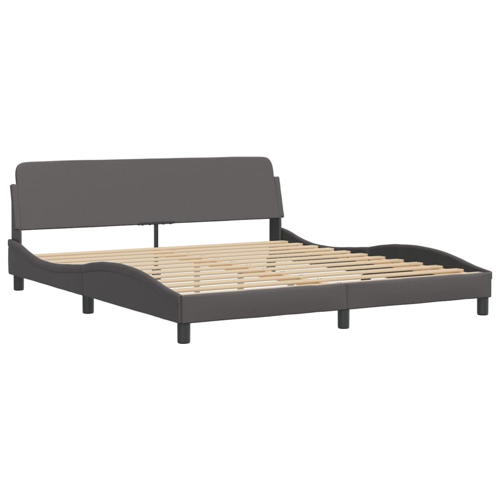Bedframe met LED-verlichting kunstleer zwart 180x200 cm is nu te koop bij PeponiXL, paradijselijk wonen!
