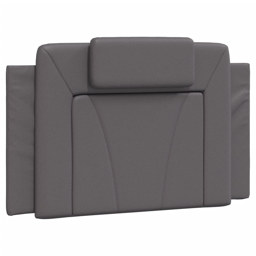 Bedframe met LED-verlichting kunstleer grijs 80x200 cm is nu te koop bij PeponiXL, paradijselijk wonen!