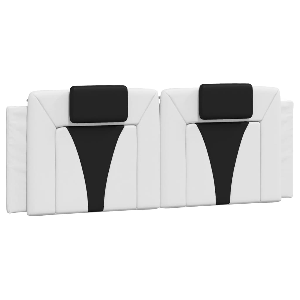 Bedframe "Viana" met LED zonder matras wit en zwart 120x200 cm is nu te koop bij PeponiXL, paradijselijk wonen!