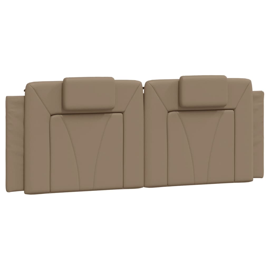 Bedframe met LED-verlichting kunstleer cappuccino 140x190 cm is nu te koop bij PeponiXL, paradijselijk wonen!