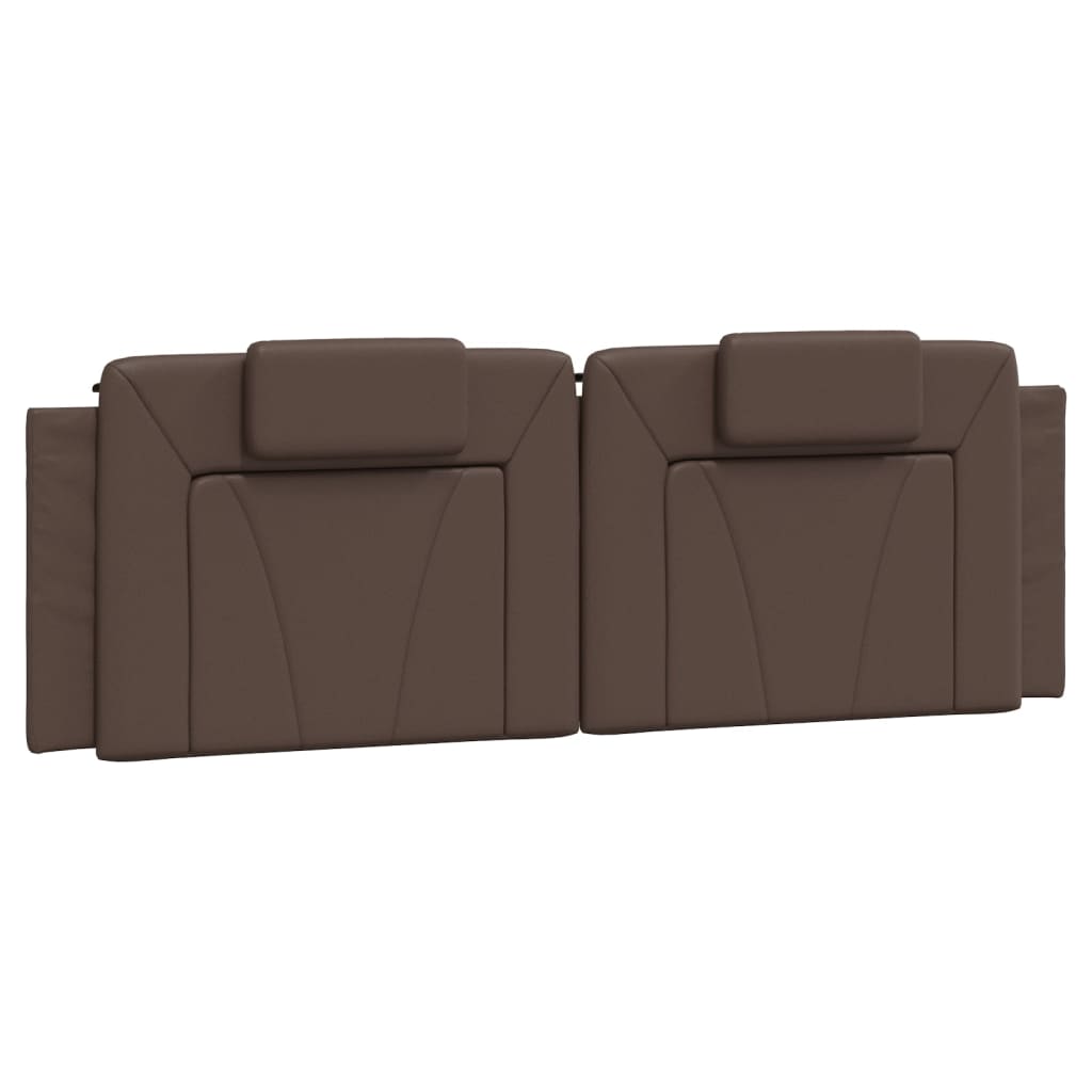 Bedframe met LED-verlichting kunstleer bruin 160x200 cm is nu te koop bij PeponiXL, paradijselijk wonen!