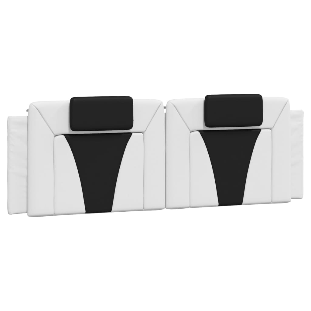 Bedframe "Viana" met LED zonder matras wit en zwart 160x200 cm is nu te koop bij PeponiXL, paradijselijk wonen!
