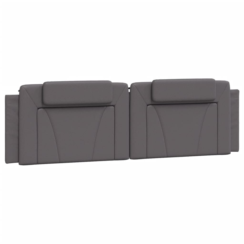 Bedframe met LED-verlichting kunstleer grijs 180x200 cm is nu te koop bij PeponiXL, paradijselijk wonen!