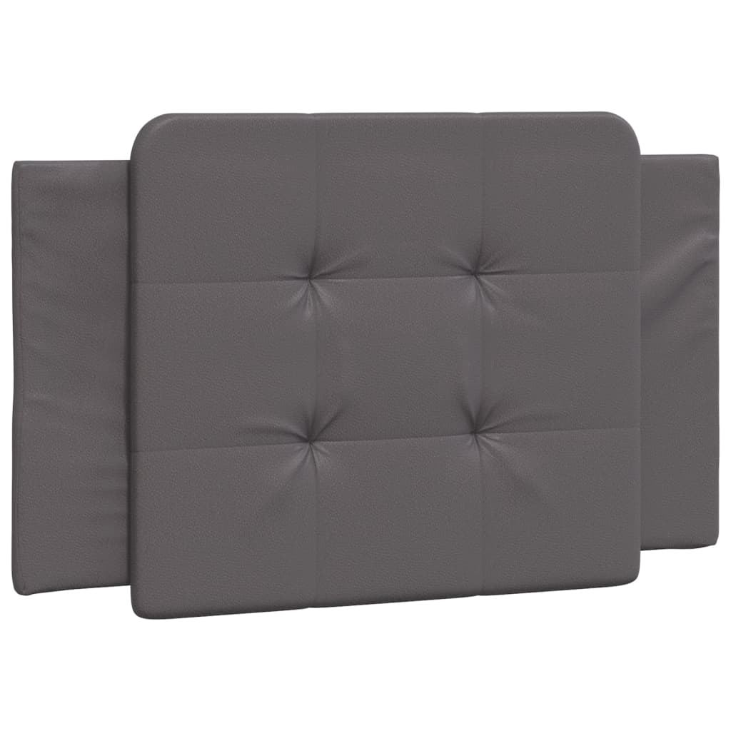 Bedframe met LED-verlichting kunstleer grijs 80x200 cm is nu te koop bij PeponiXL, paradijselijk wonen!