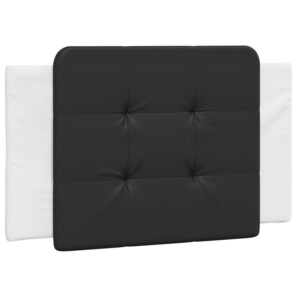 Bedframe met LED-verlichting kunstleer wit en zwart 80x200 cm is nu te koop bij PeponiXL, paradijselijk wonen!