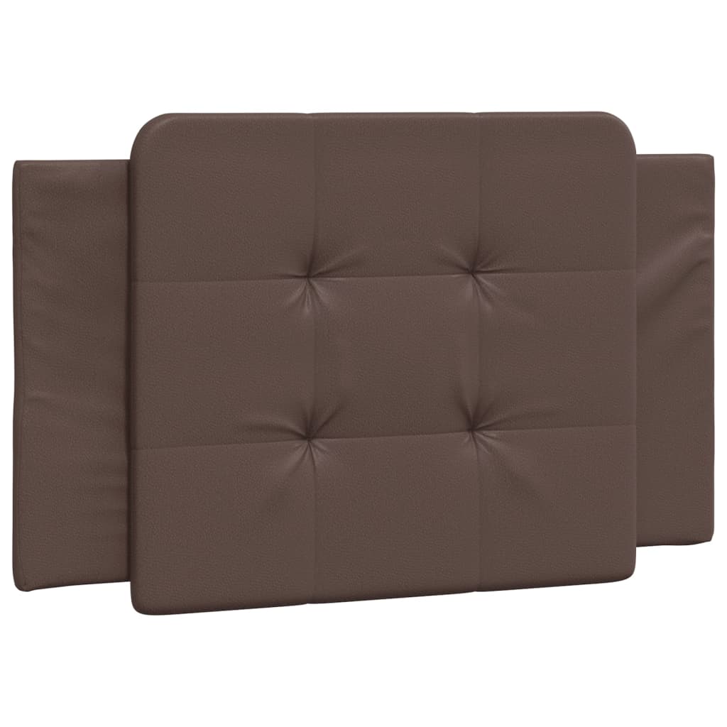 Bedframe met LED-verlichting kunstleer bruin 90x200 cm is nu te koop bij PeponiXL, paradijselijk wonen!