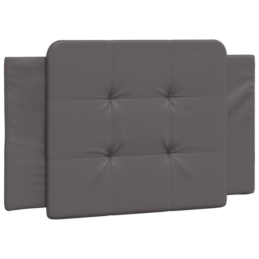 Bedframe met LED-verlichting kunstleer grijs 90x200 cm is nu te koop bij PeponiXL, paradijselijk wonen!