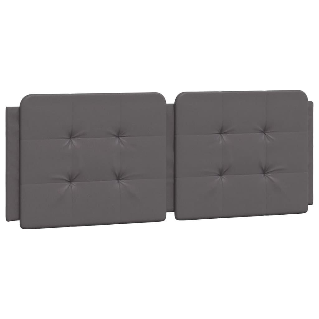 Bedframe met LED-verlichting kunstleer grijs 120x200 cm is nu te koop bij PeponiXL, paradijselijk wonen!