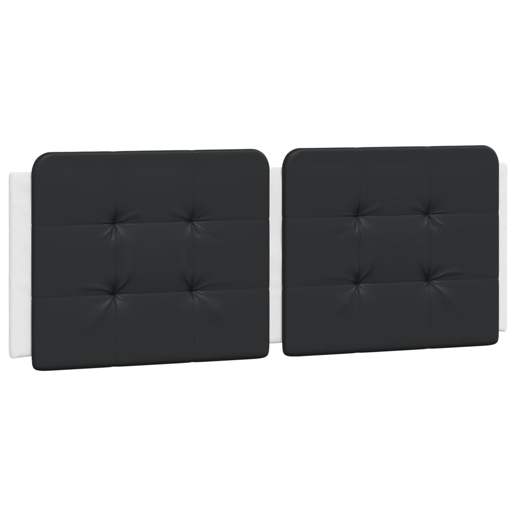 Bedframe met LED-verlichting kunstleer wit en zwart 140x190 cm is nu te koop bij PeponiXL, paradijselijk wonen!