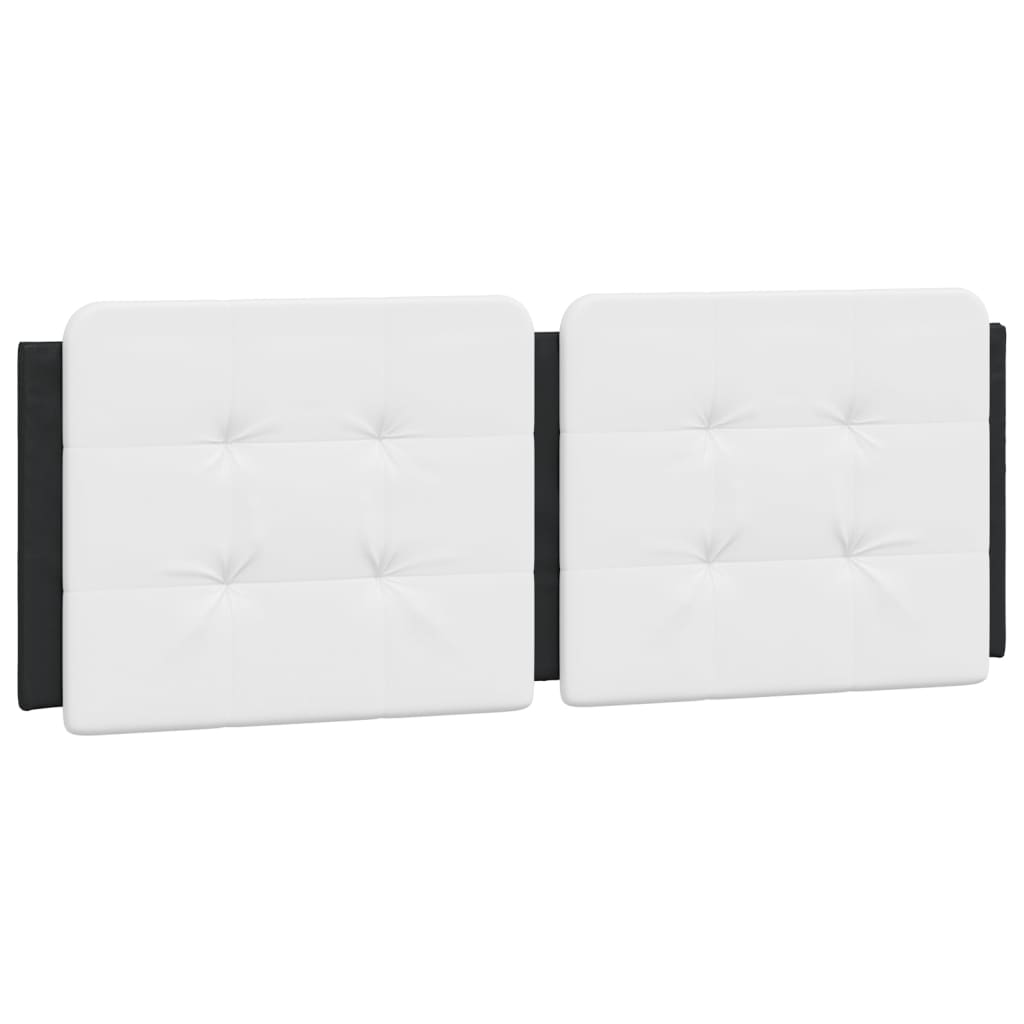 Bedframe met LED zonder matras "Zadar" zwart en wit 140x200 cm is nu te koop bij PeponiXL, paradijselijk wonen!