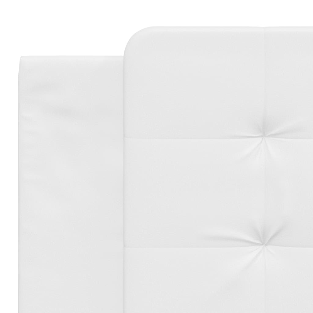 Bedframe met LED-verlichting kunstleer wit 180x200 cm is nu te koop bij PeponiXL, paradijselijk wonen!