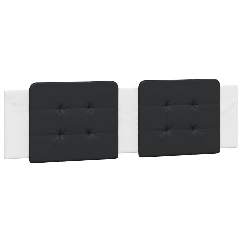 Bedframe met LED zonder matras "Zadar" wit en zwart 180x200 cm is nu te koop bij PeponiXL, paradijselijk wonen!