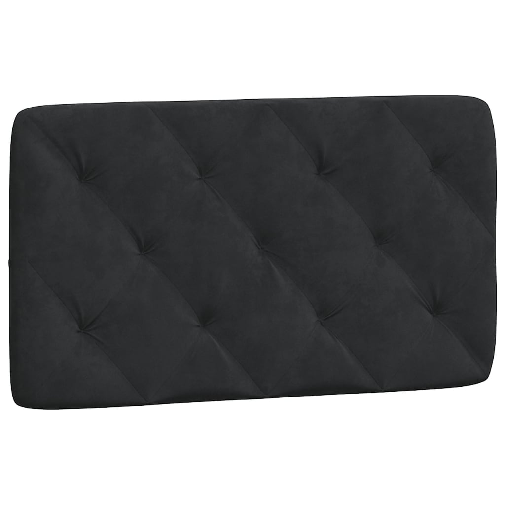 Bedframe met LED-verlichting fluweel zwart 90x190 cm is nu te koop bij PeponiXL, paradijselijk wonen!