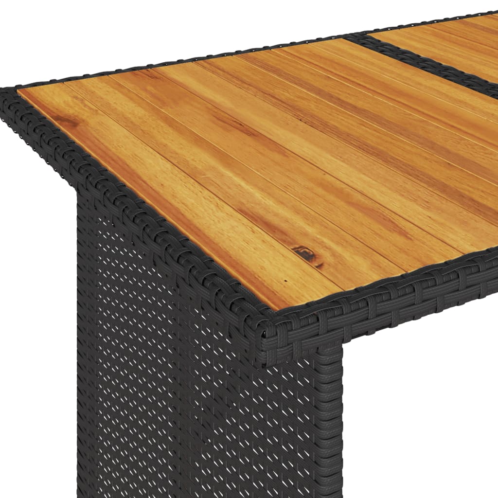 6-delige Loungeset met kussens poly rattan zwart is nu te koop bij PeponiXL, paradijselijk wonen!