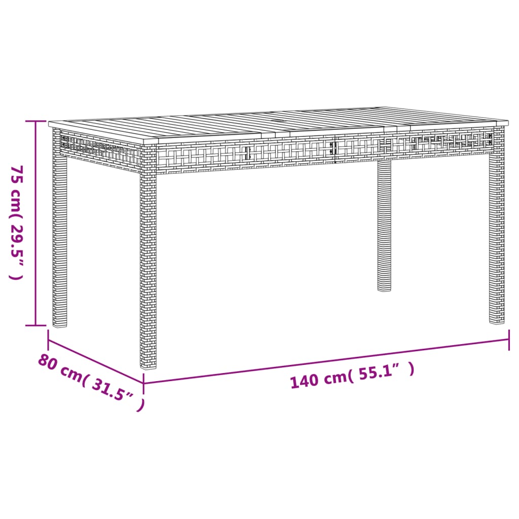 7-delige Tuinset met kussens poly rattan grijs is nu te koop bij PeponiXL, paradijselijk wonen!