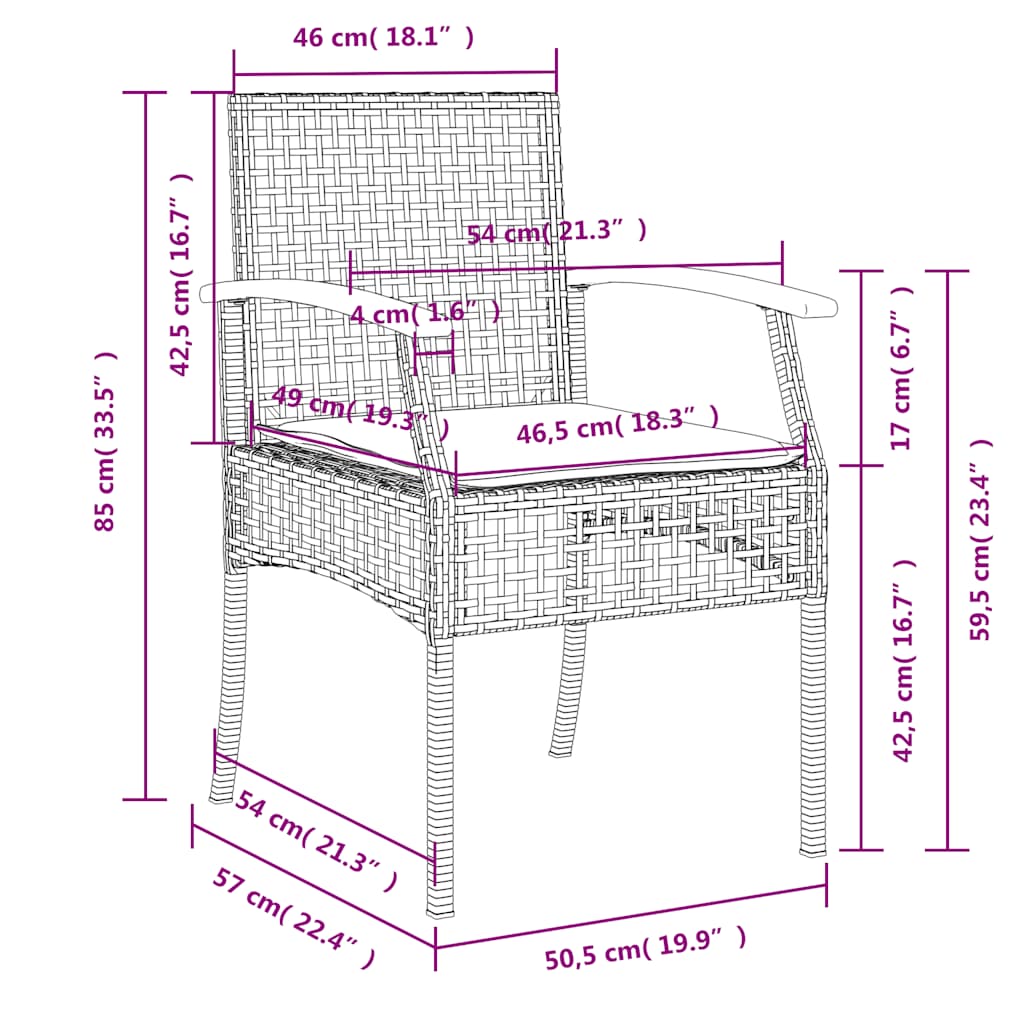 3-delige Tuinset met kussens poly rattan beige is nu te koop bij PeponiXL, paradijselijk wonen!