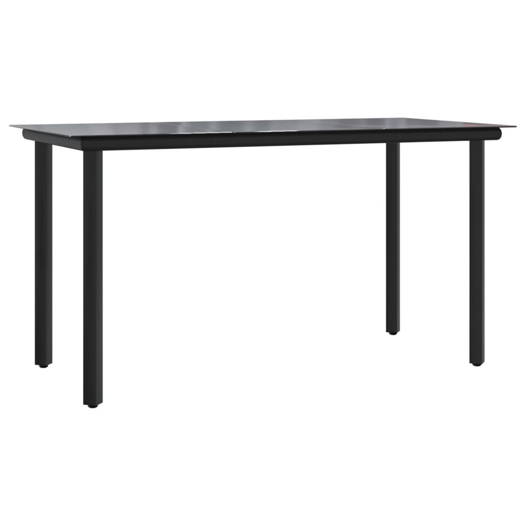 5-delige Tuinset met kussens poly rattan zwart is nu te koop bij PeponiXL, paradijselijk wonen!