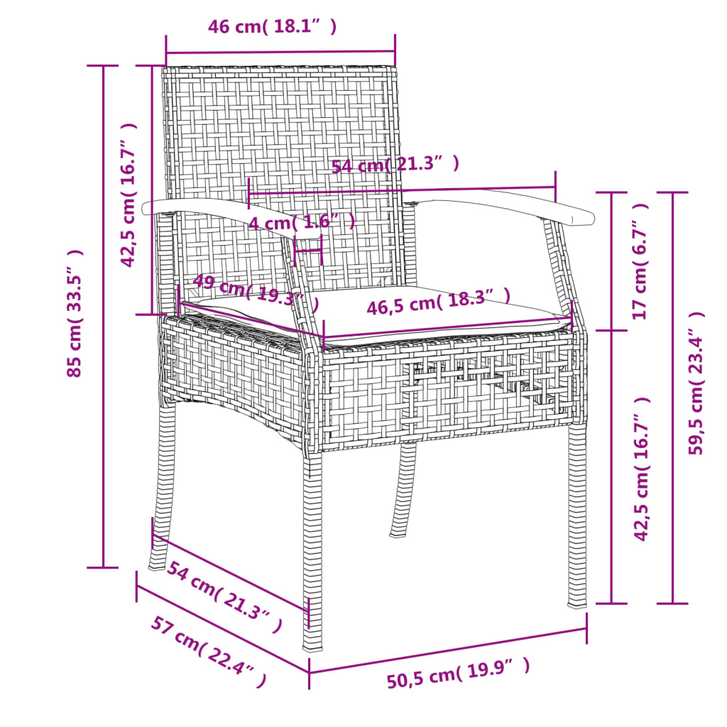 3-delige Tuinset met kussens poly rattan beige is nu te koop bij PeponiXL, paradijselijk wonen!