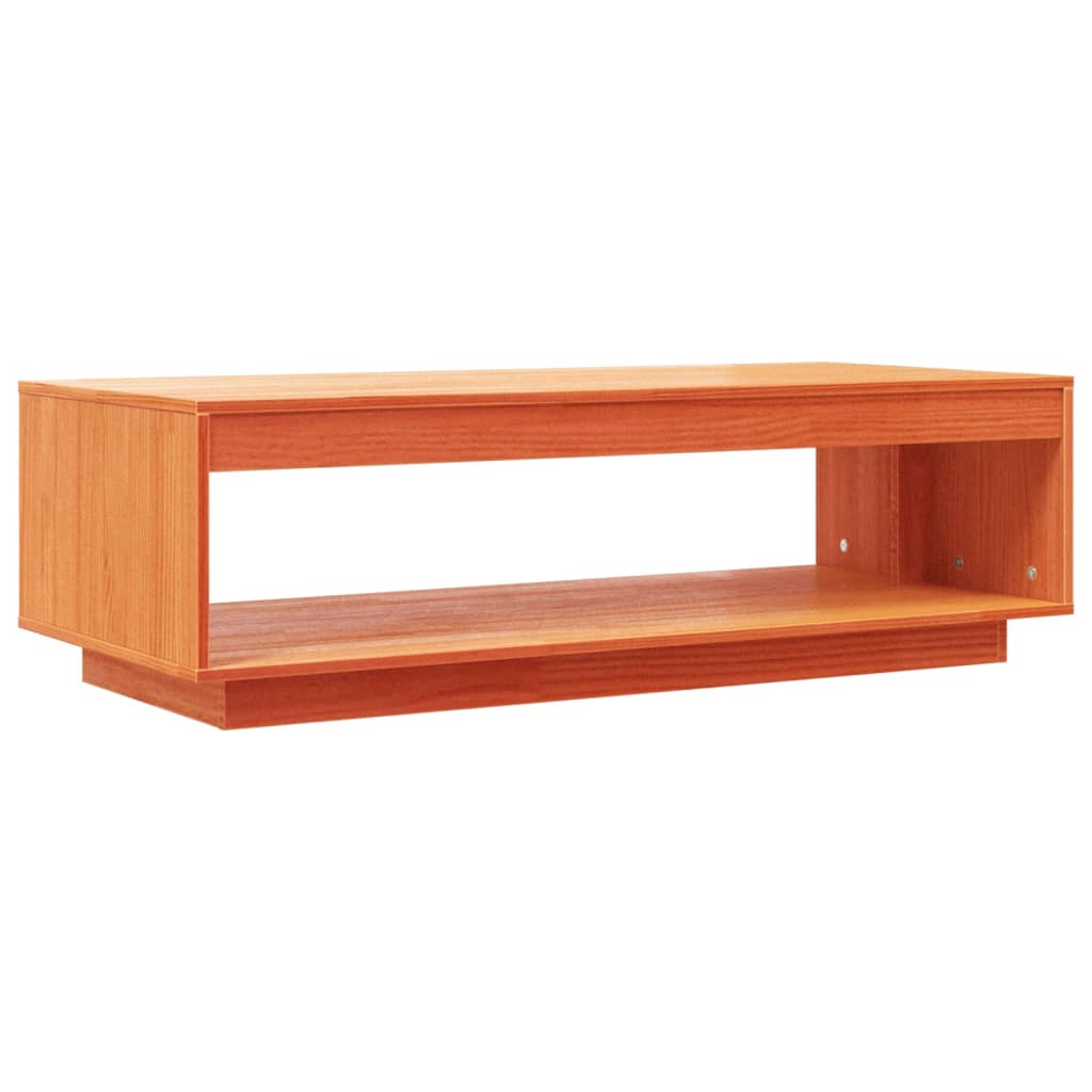 Salontafel 110x50x33,5 cm massief grenenhout wasbruin is nu te koop bij PeponiXL, paradijselijk wonen!