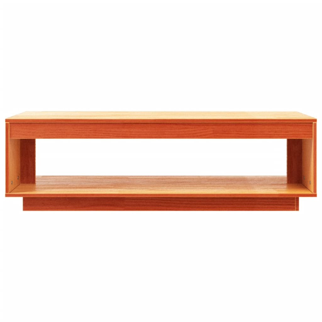 Salontafel 110x50x33,5 cm massief grenenhout wasbruin is nu te koop bij PeponiXL, paradijselijk wonen!