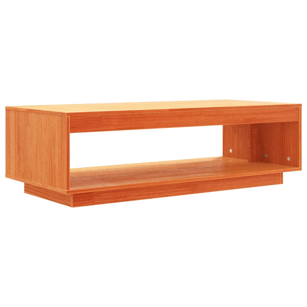 Salontafel 110x50x33,5 cm massief grenenhout wasbruin is nu te koop bij PeponiXL, paradijselijk wonen!